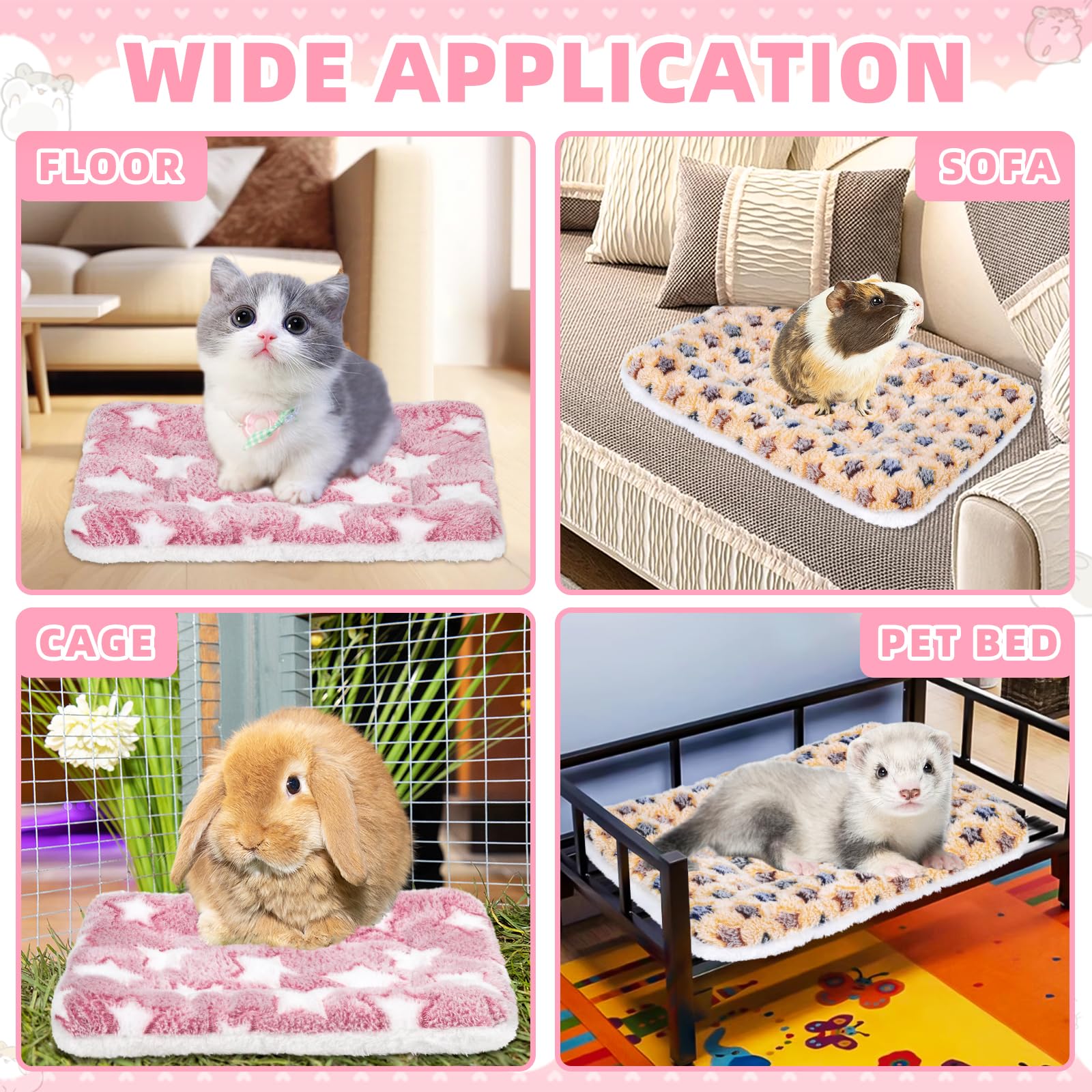 YedsIntu tapis dans cage décorée créant coin repos confortable