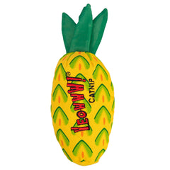 Yeowww! ananas vue de face jaune montrant forme et attrait pour le jeu