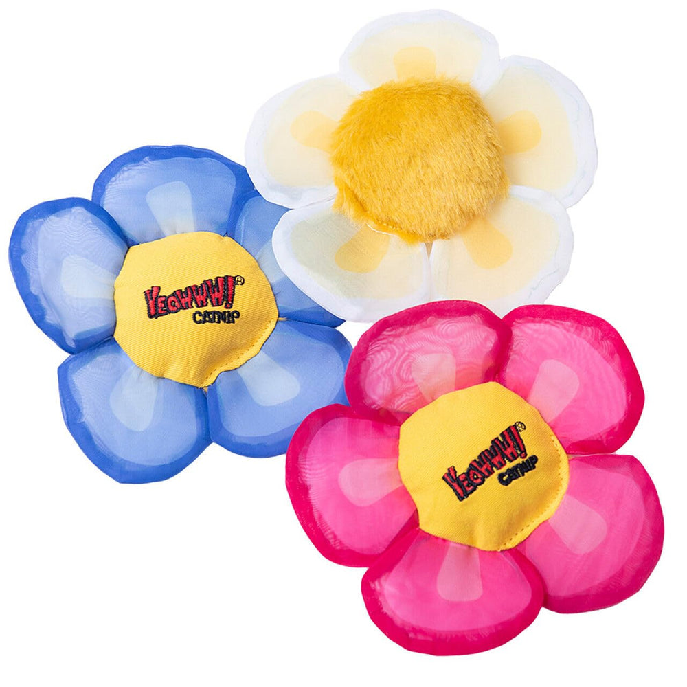 Yeowww! White Daisy gros plan sur la texture du tissu et coutures solides pour durabilité