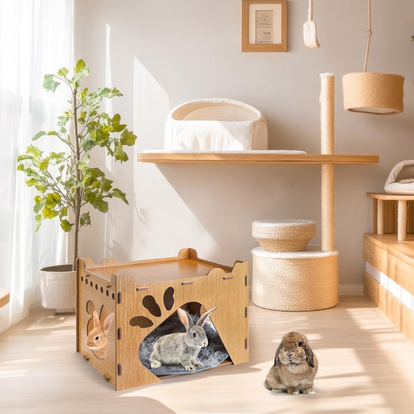 Yesland panneau arrière détachable pour nettoyage et rangement simple