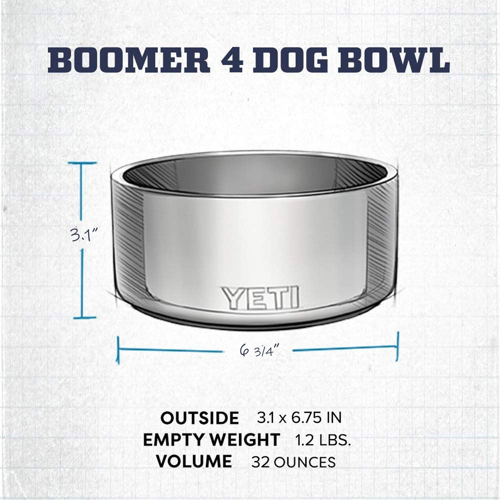 YETI Boomer 4 comparatif taille 32 oz, capacité claire et portable