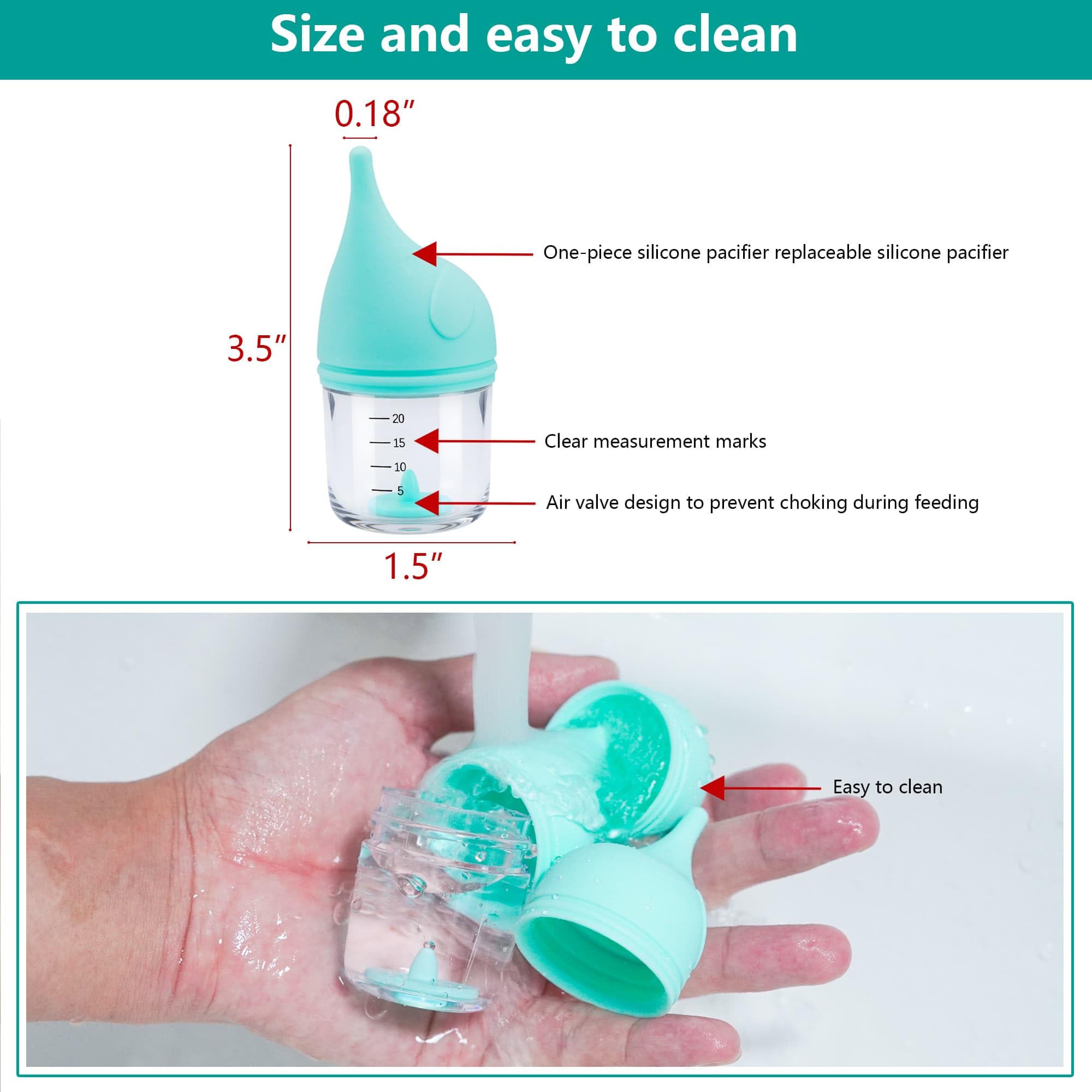 YeulYuuri comparaison taille 20ml illustre portions précises et compactes