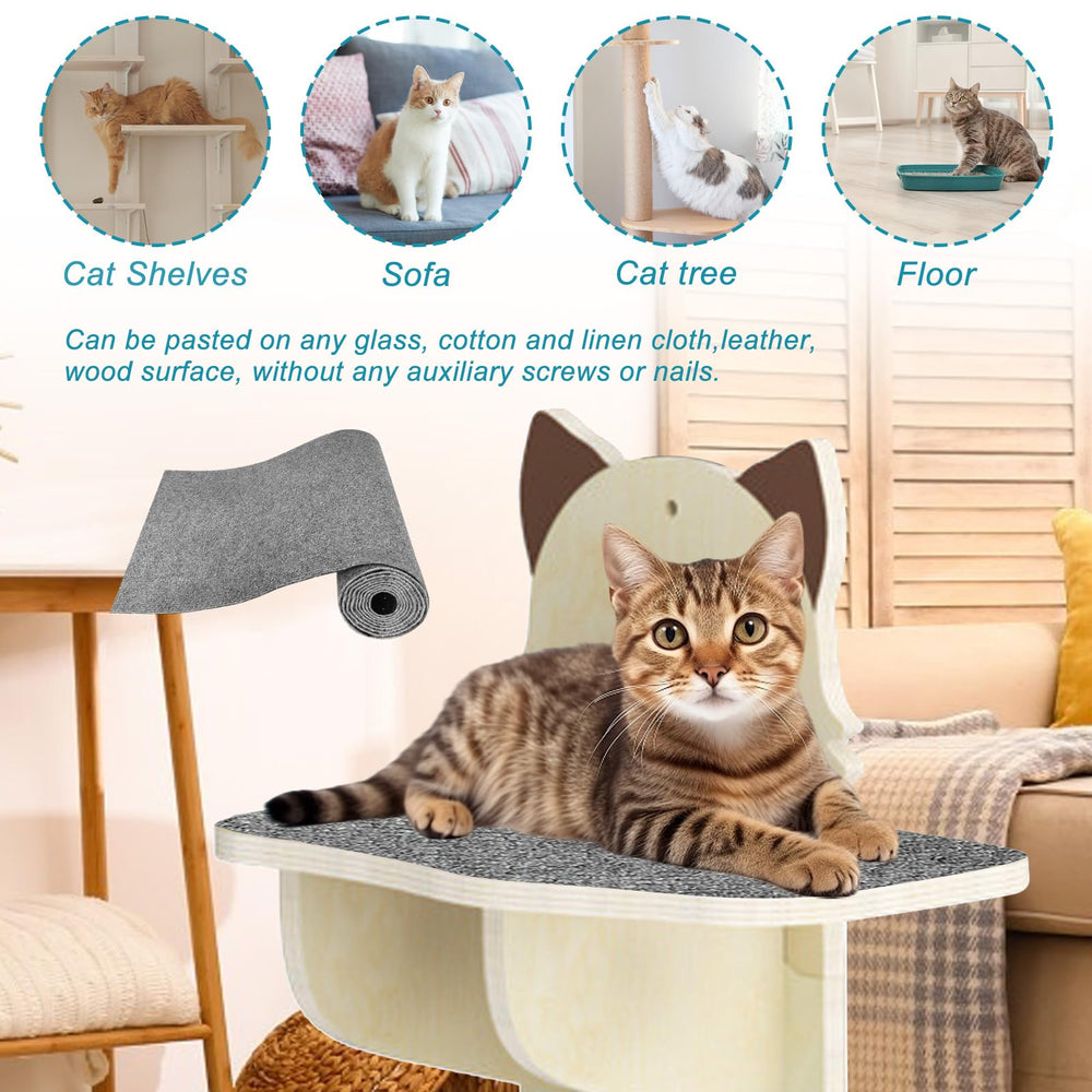 YEXEXINM placé sur étagère d'arbre à chat durable
