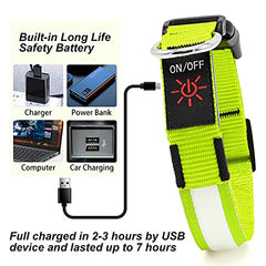 YFbrite collier en usage promenade améliorant repérage du chien