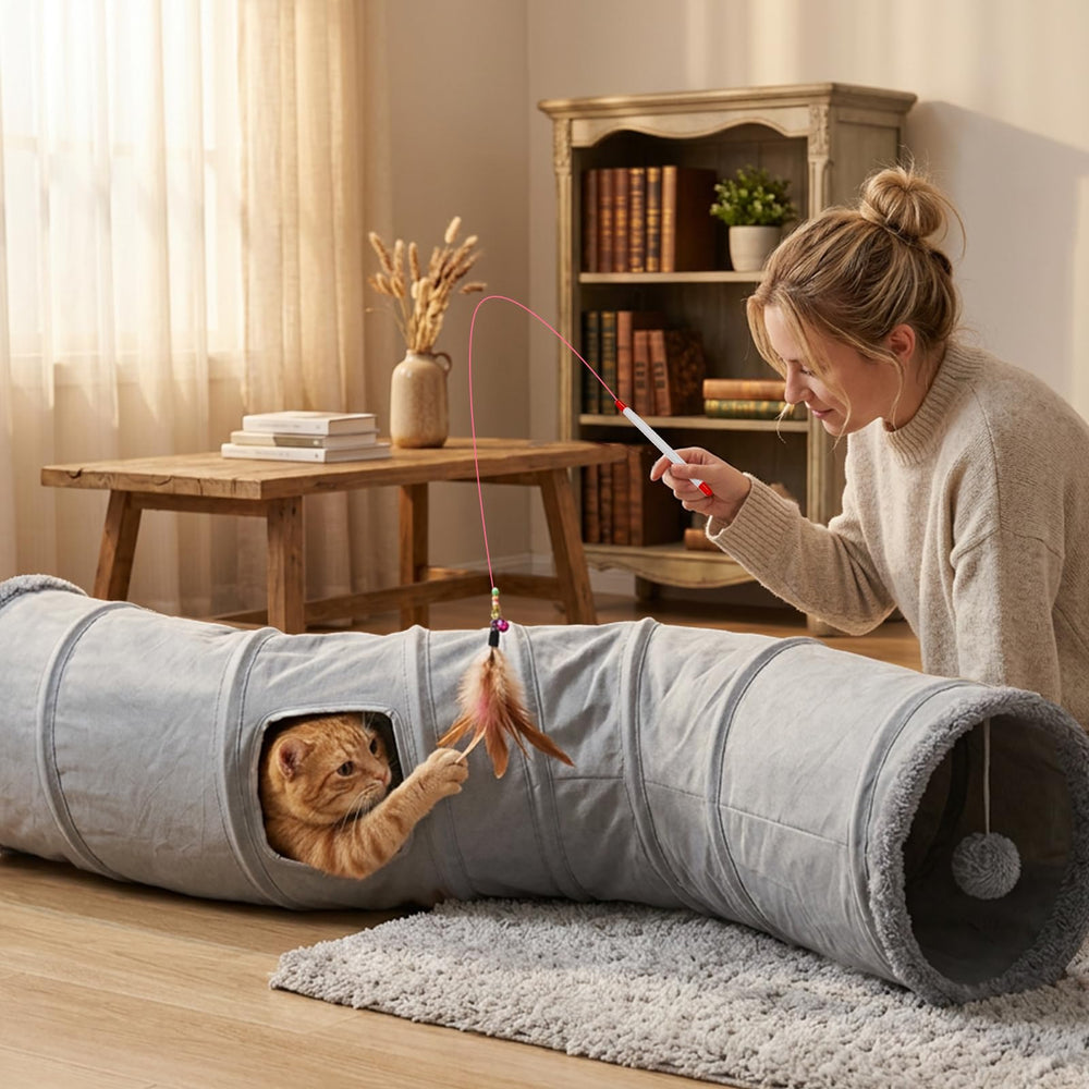 YGJT tunnel plié compact pour rangement facile et gain d'espace
