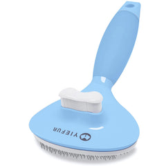 YiEFUR vue avant de la brosse offrant un toilettage efficace