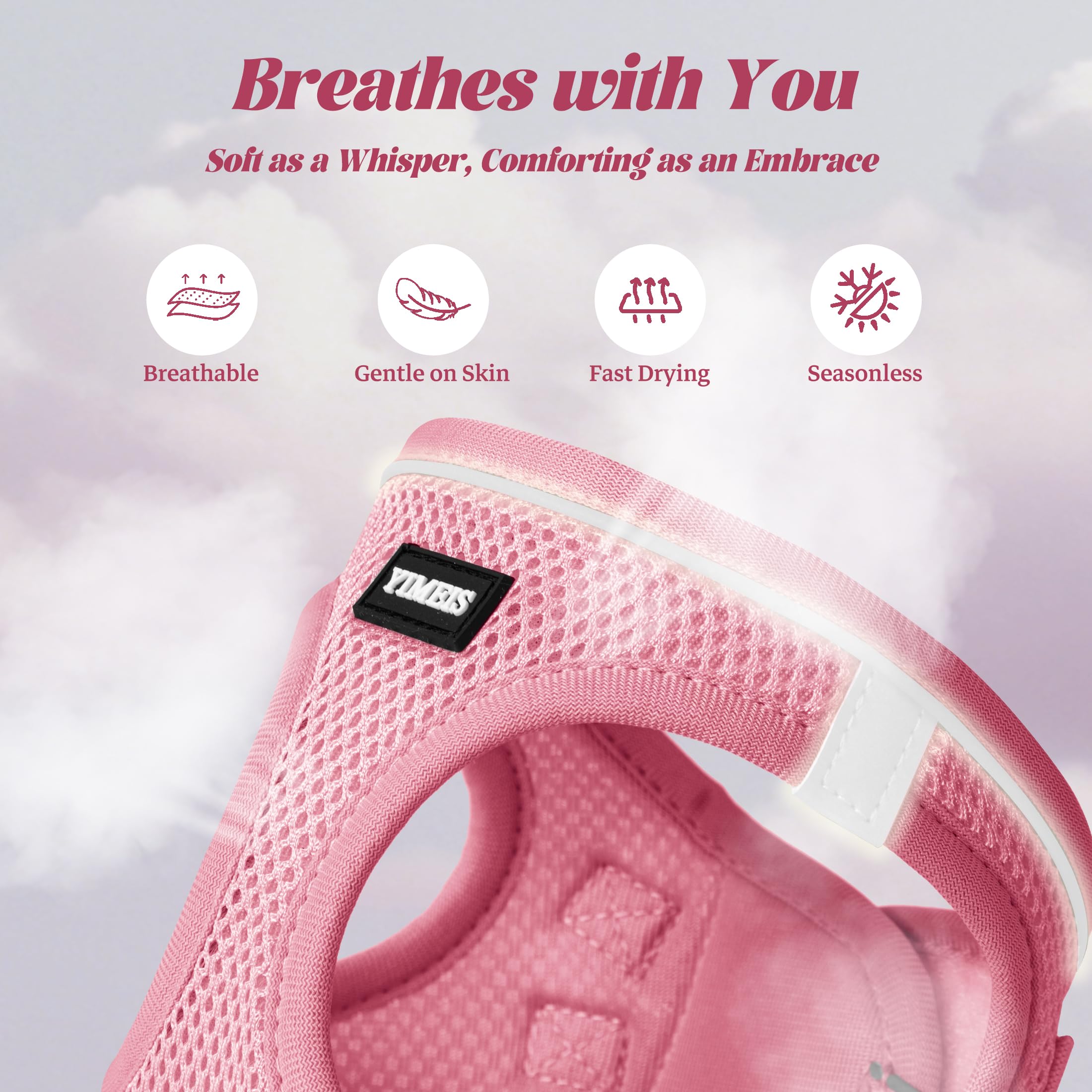 YIMEIS détail boucles et velcro garantissant fixation sûre