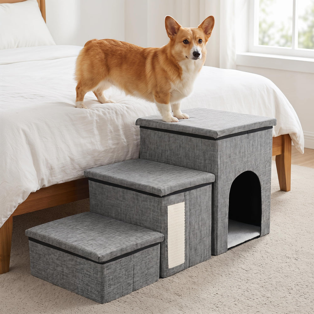 YIMITEE petit chien utilisant marches pour monter sur canapé