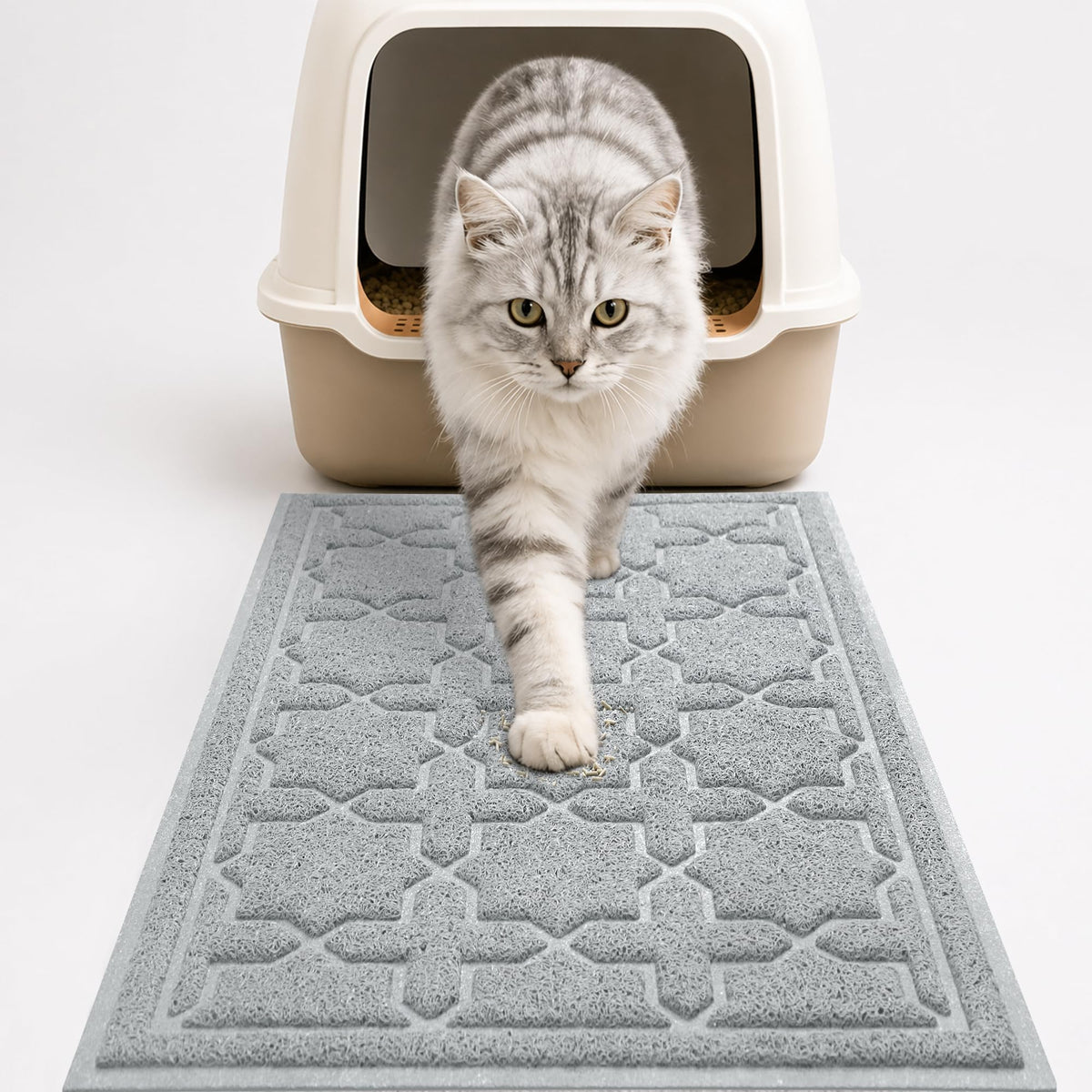 Yimobra tapis vue avant montrant la protection du sol