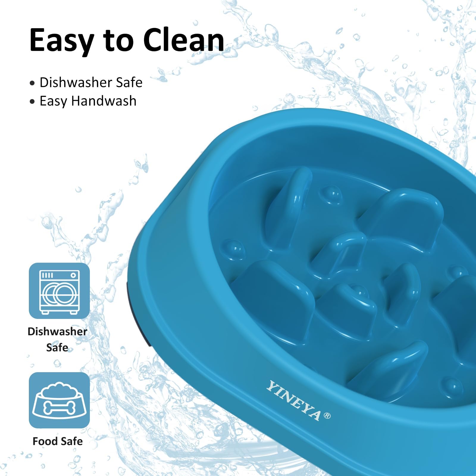 YINEYA packaging lot deux bols pratique pour alternance et nettoyage