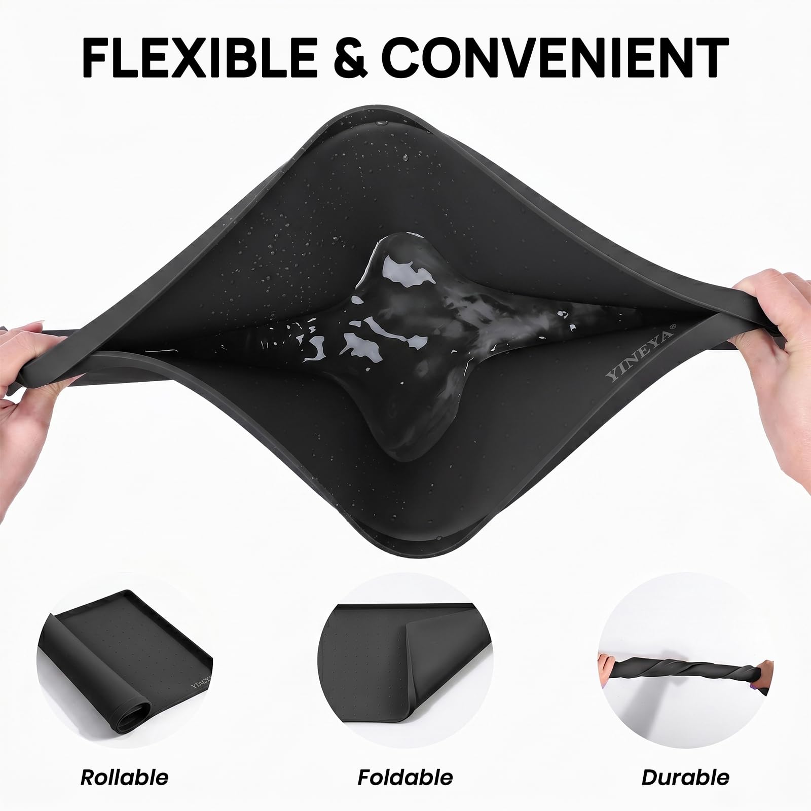 YINEYA tapis pliable facile à ranger et à transporter en voyage