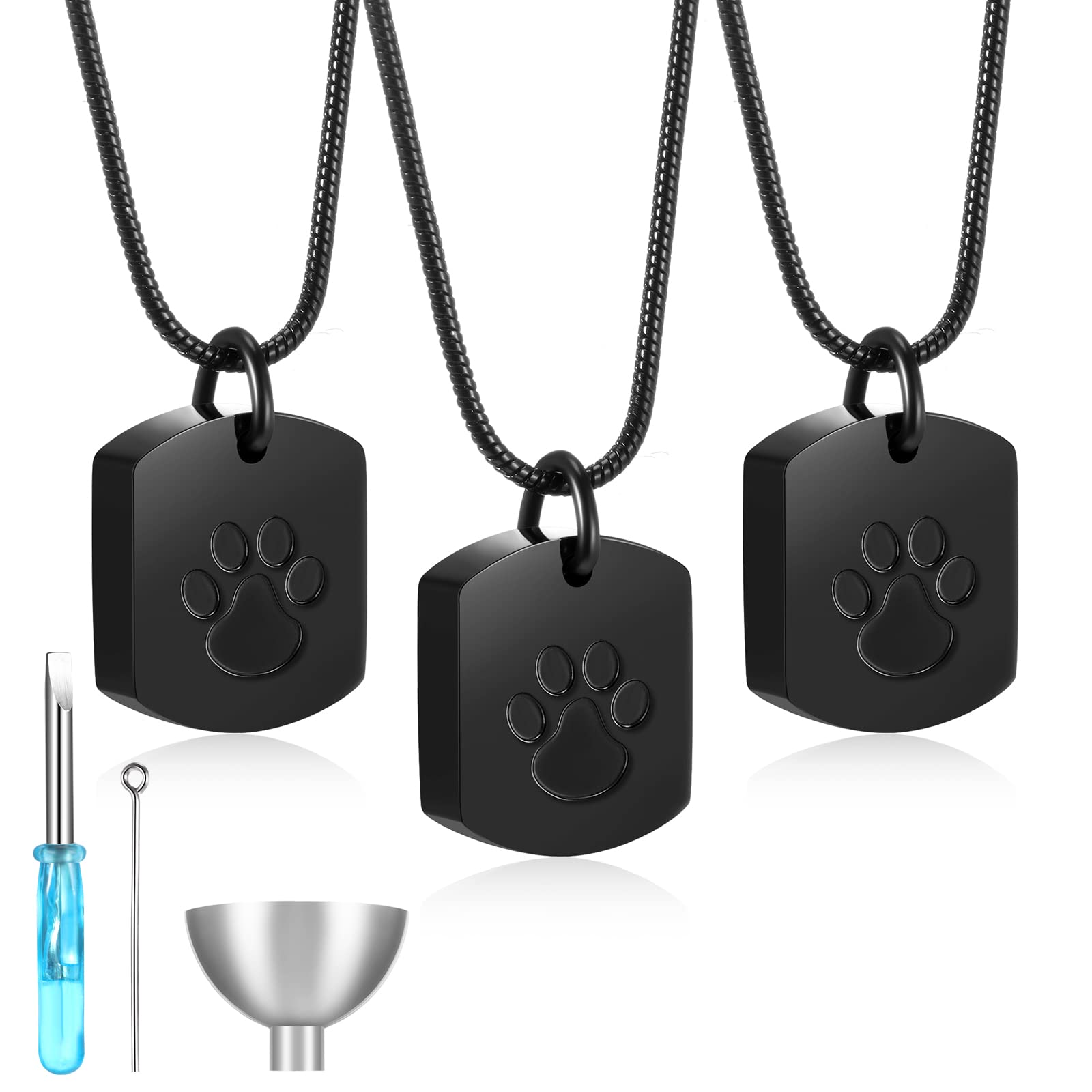 Yinkin médaillon face avant noir montrant élégance et souvenir proche