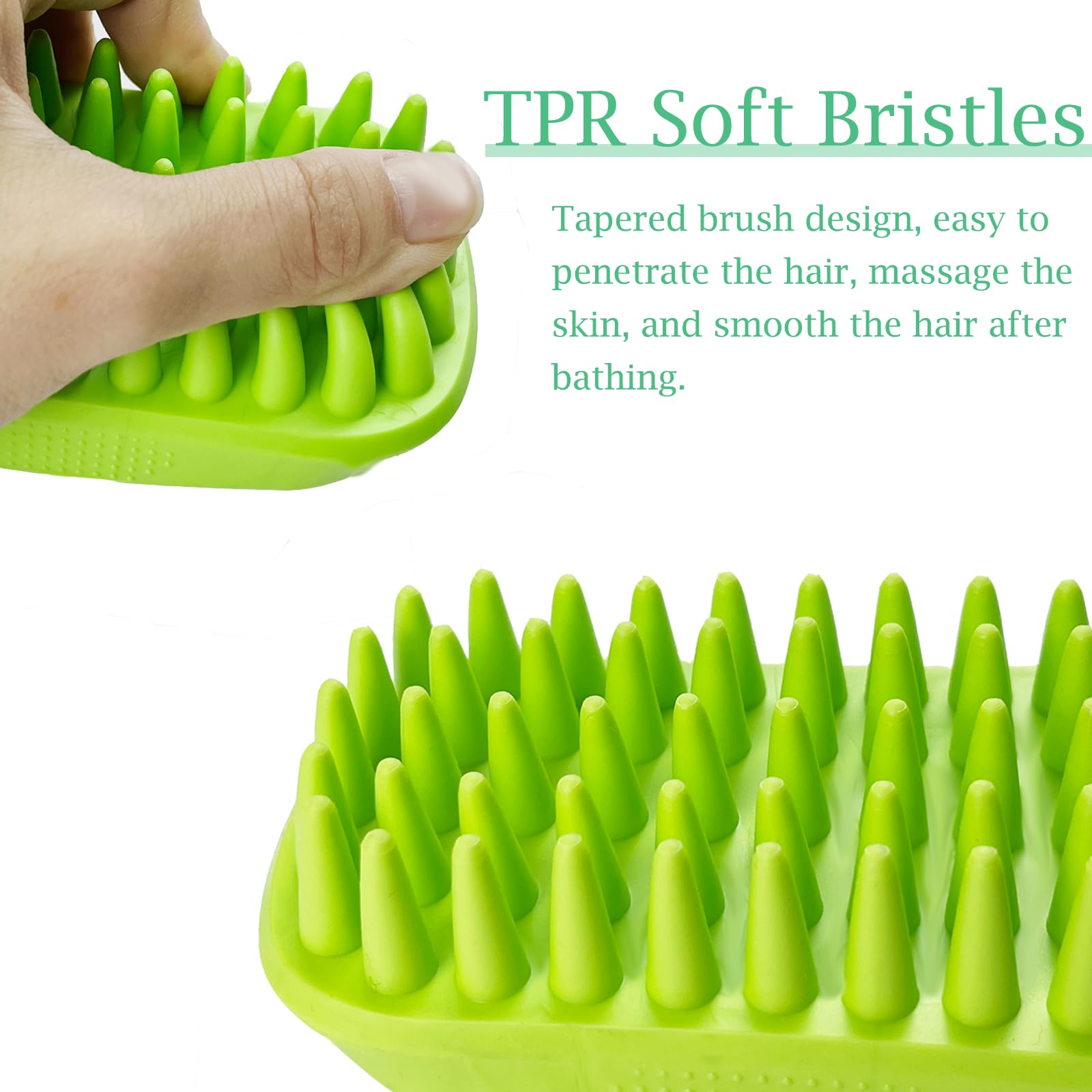 Yintoper gros plan sur picots en silicone, nettoyage efficace sans irriter
