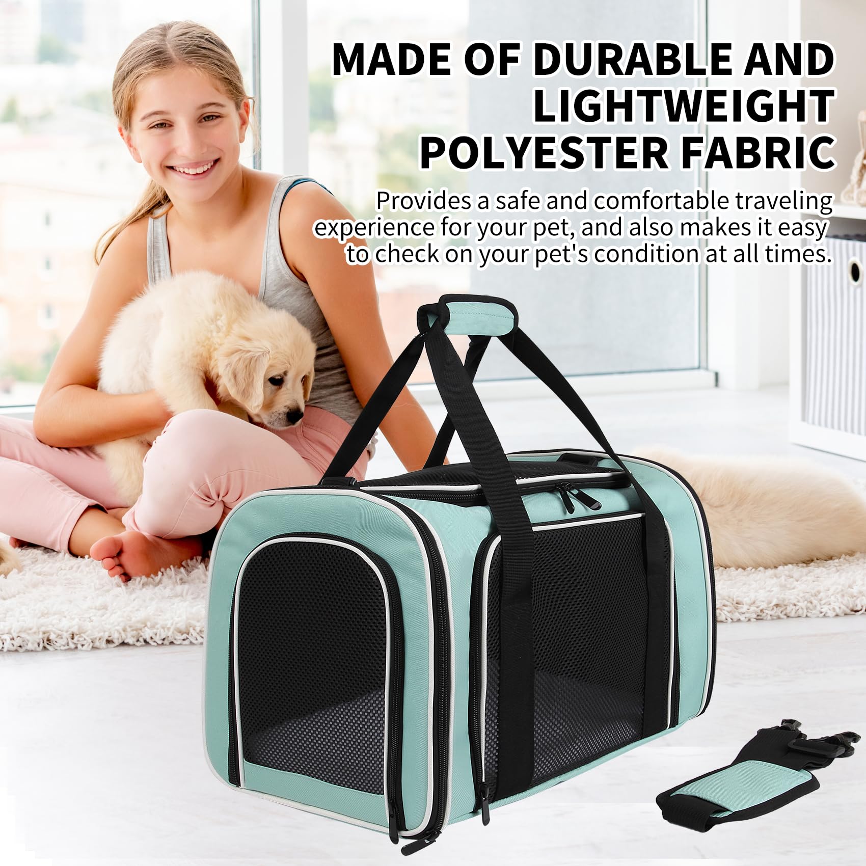 Yipincover comparaison d'échelle montrant dimensions adaptées pour petits animaux