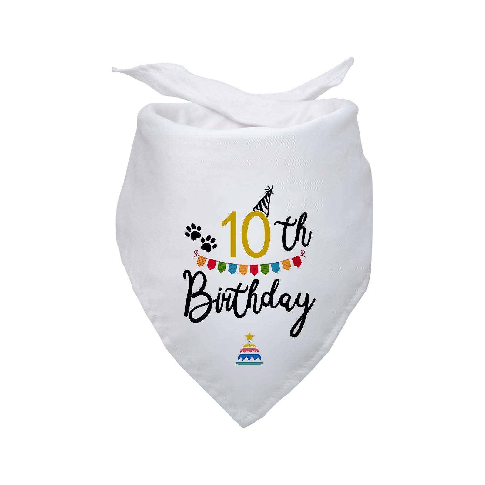 Yishuliwu bandana devant du produit montrant le motif visible et festif