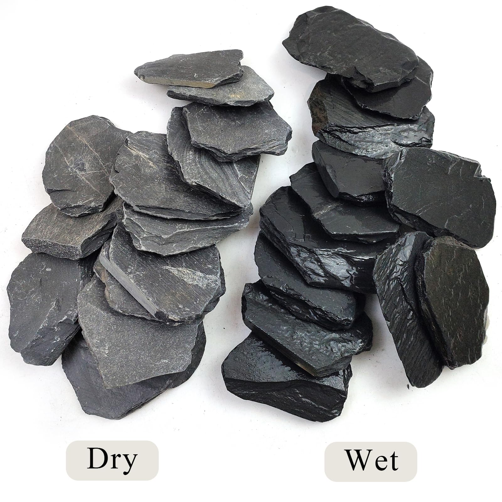 YISZM ardoise structure empilée crée cache et relief pour poissons