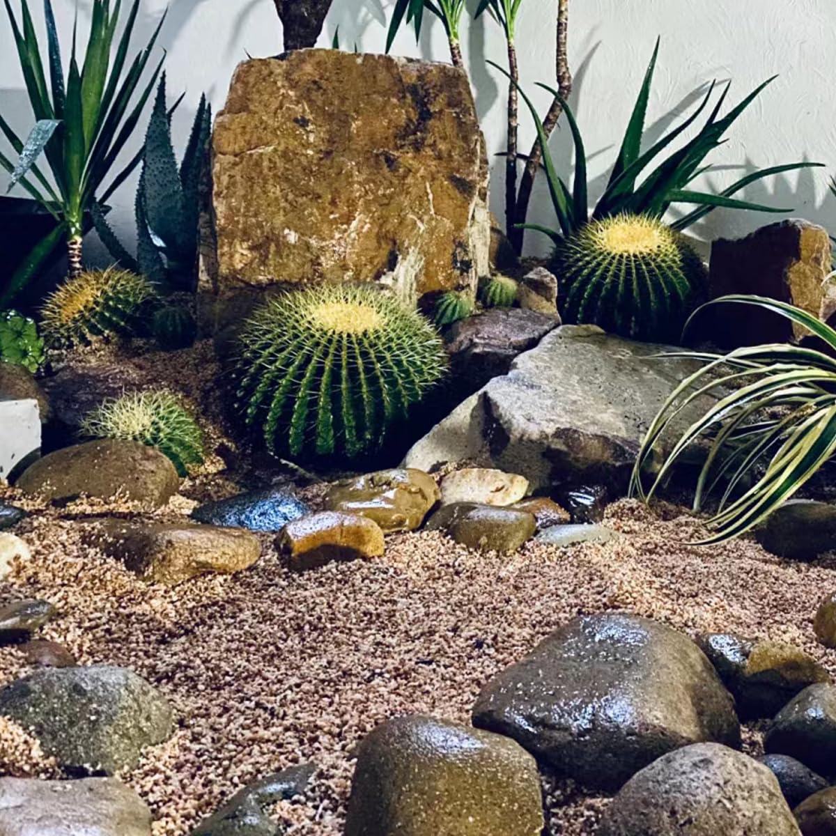 YISZM galets en jardin pour finition résistante aux intempéries