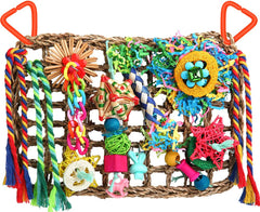 YIXUND mur seagrass face avant montrant diversité de jouets et stimulation