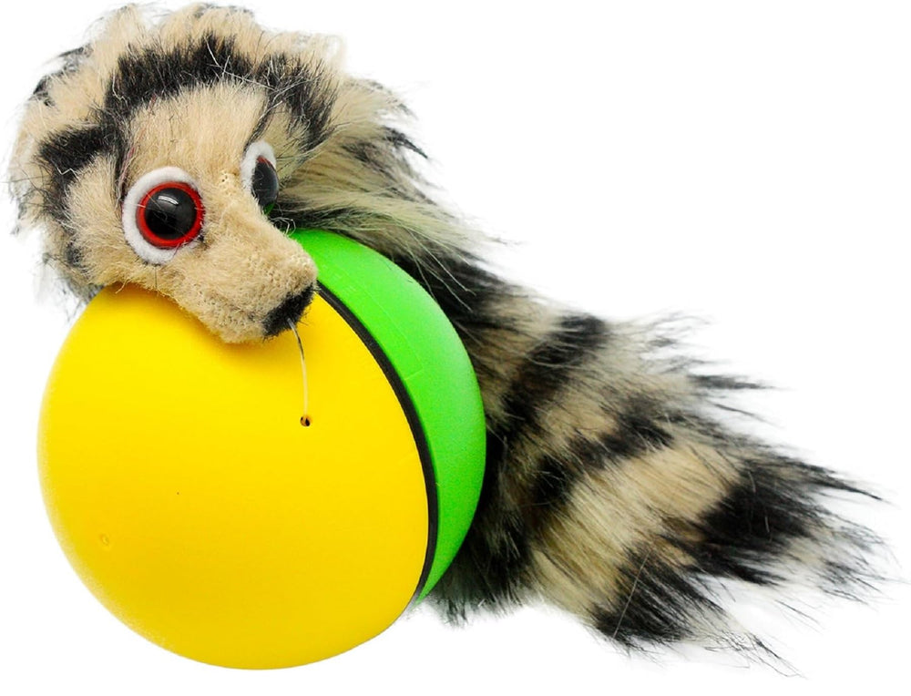 YMCtoys weasel ball face avant montrant fouine et balle pour jeu interactif