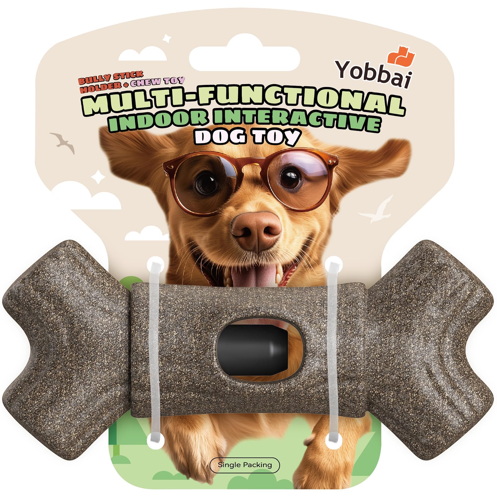 Yobbai vue de face du porte‑friandises montrant l’ensemble du produit et sa solidité
