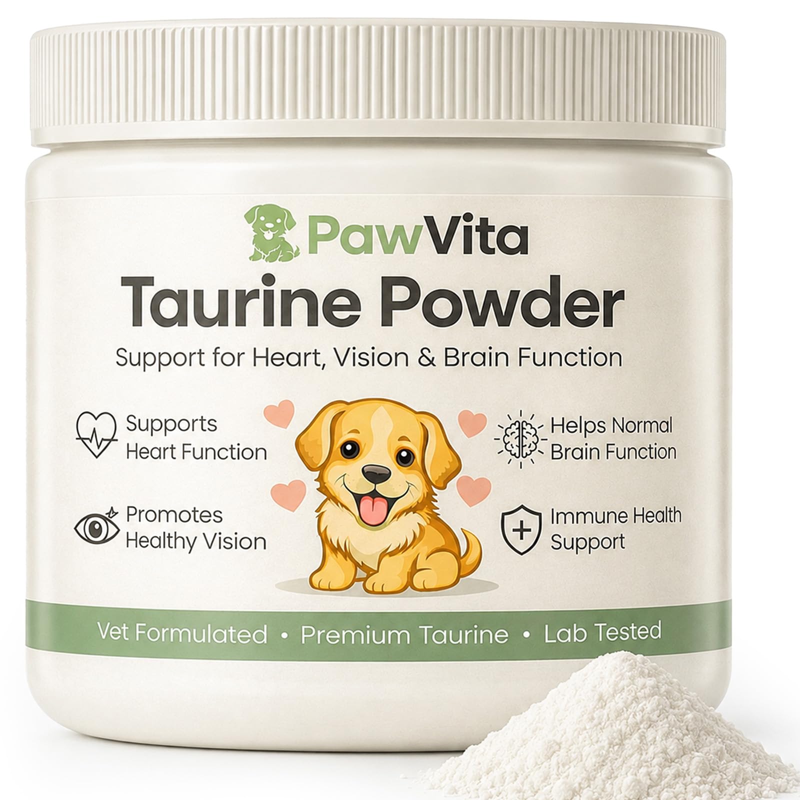 YOCMIPS Pawvita pot face montrant emballage et dosage pratique