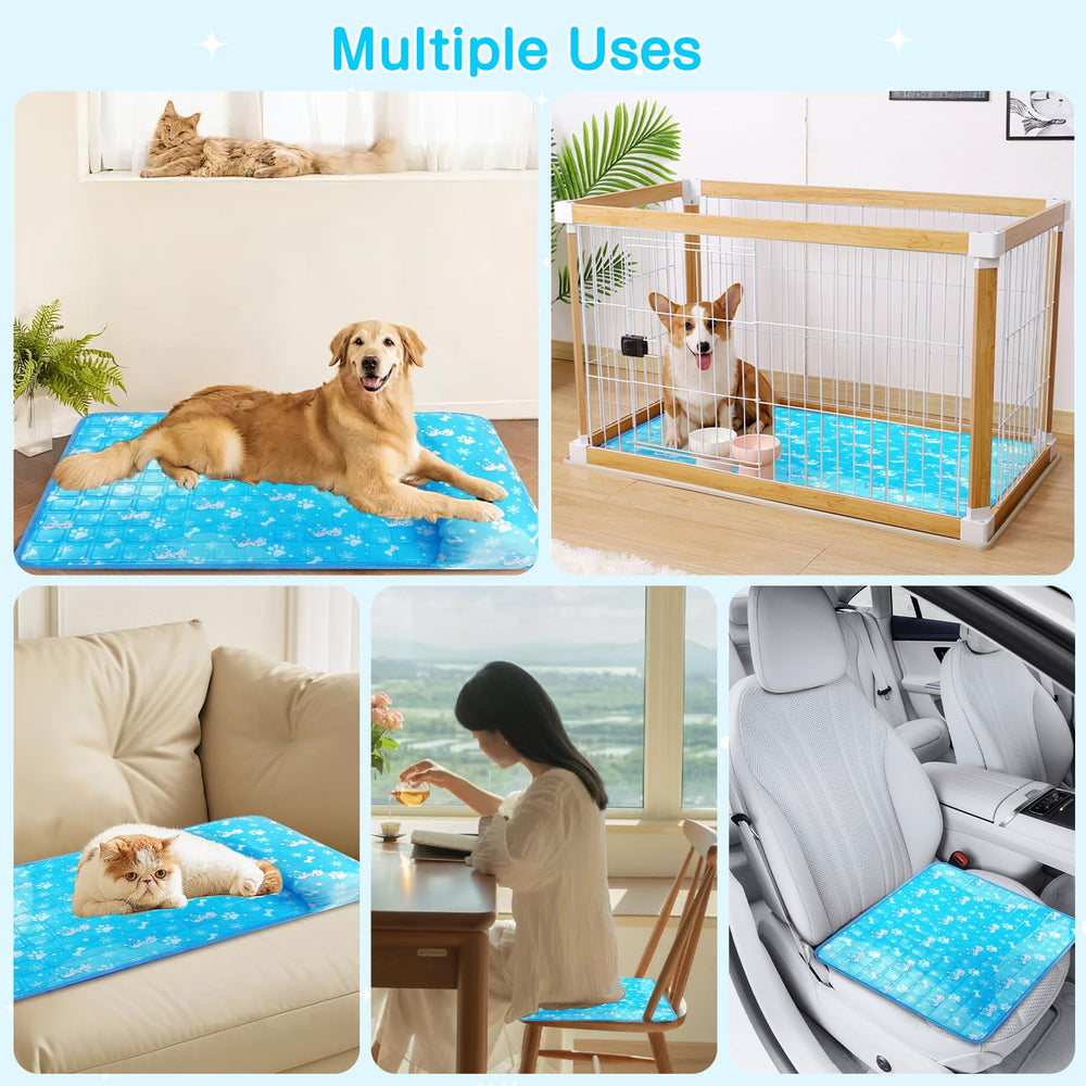 Yoheueoa tapis plié facile à ranger et transporter pratique