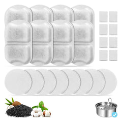 YOIHABV face du pack de 8 filtres, stockage pratique