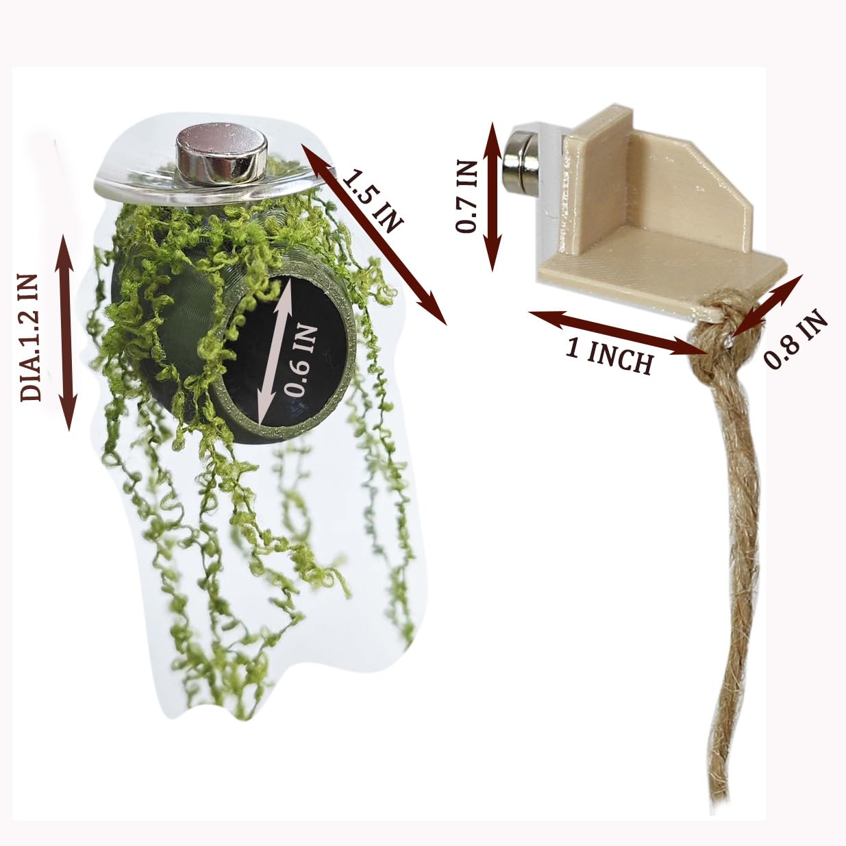 YOMENO installation dans terrarium illustrant enrichissement visuel