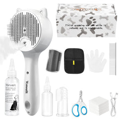 Yonvelt coffret toilettage vu de face montrant tous les accessoires pratiques