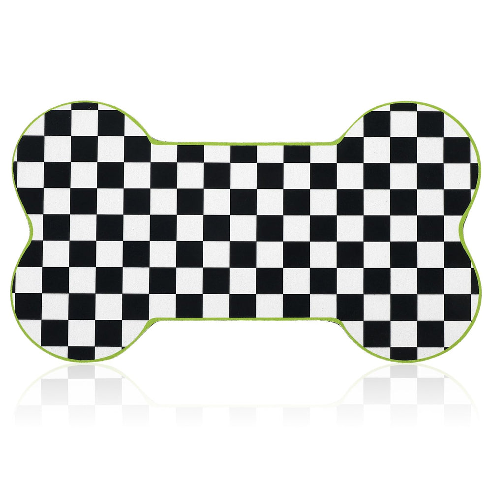 Yookeer vue avant du tapis repas chien, protège et décore