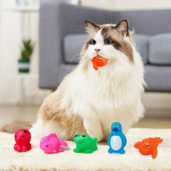 Yopetox jouets flottants gros plan stimulent l'instinct de chasse