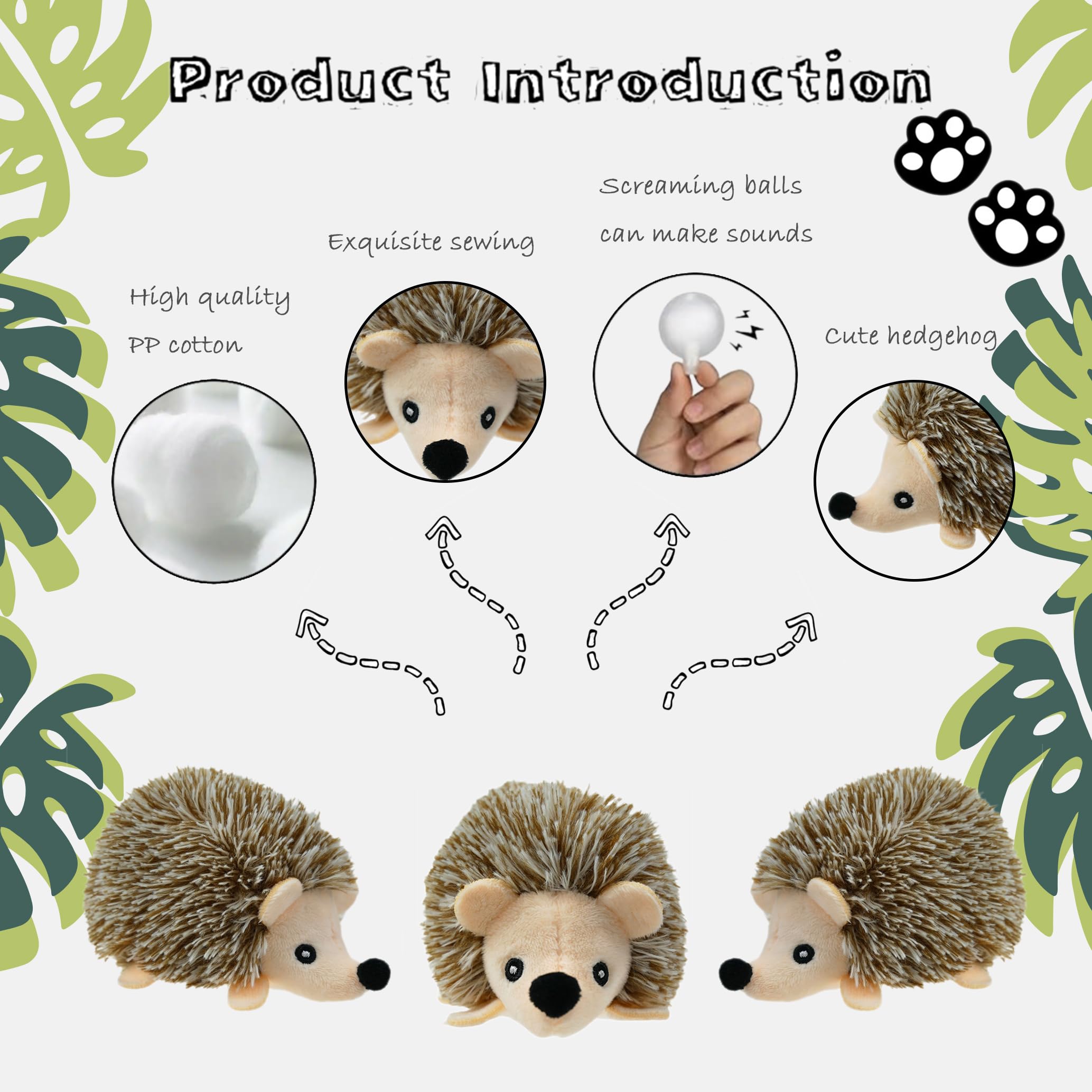 YOUBEMAGIC raton détail en peluche avec couineur pour stimulation auditive