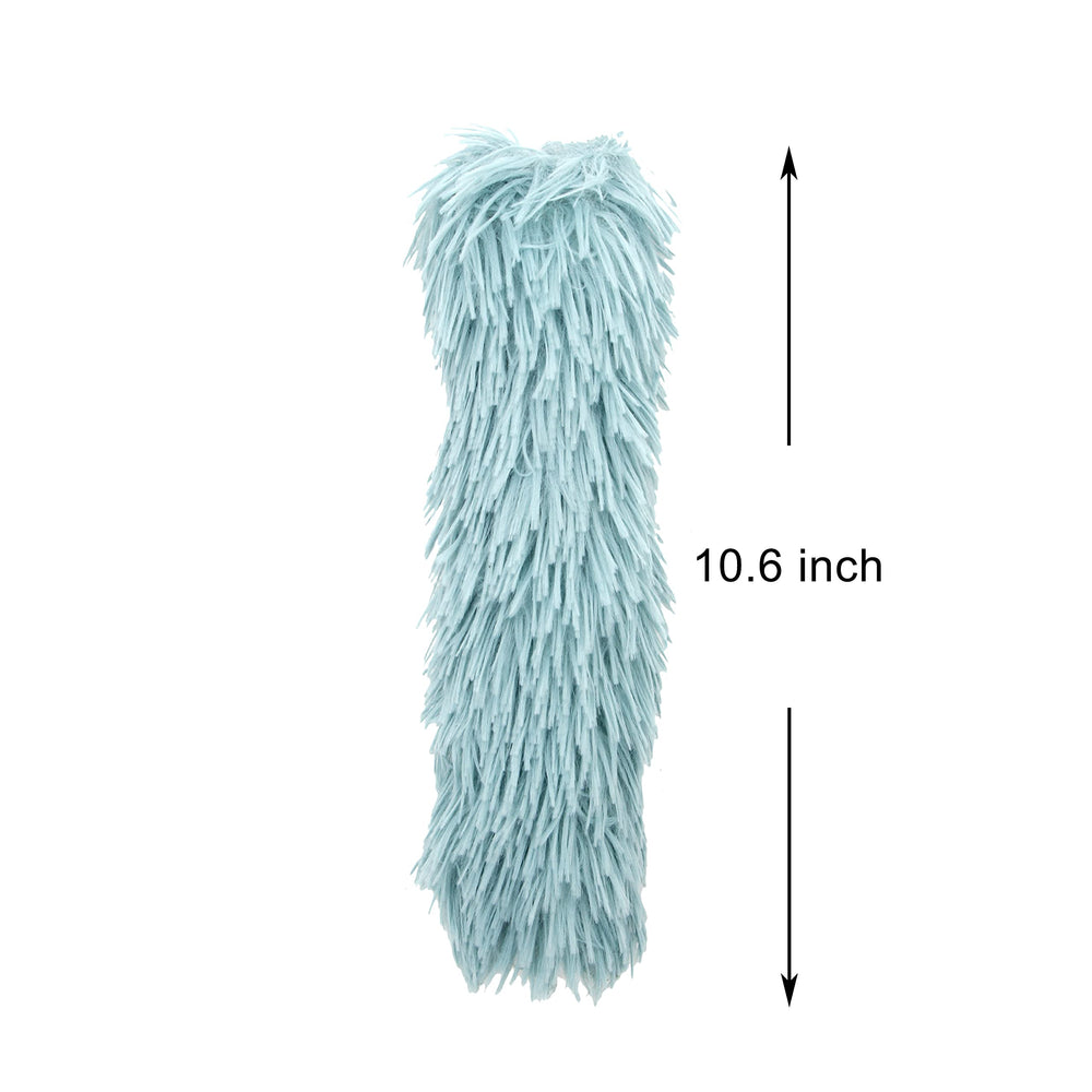 Gros plan tissu peluche Youngever montrant texture douce et résistance pour le confort