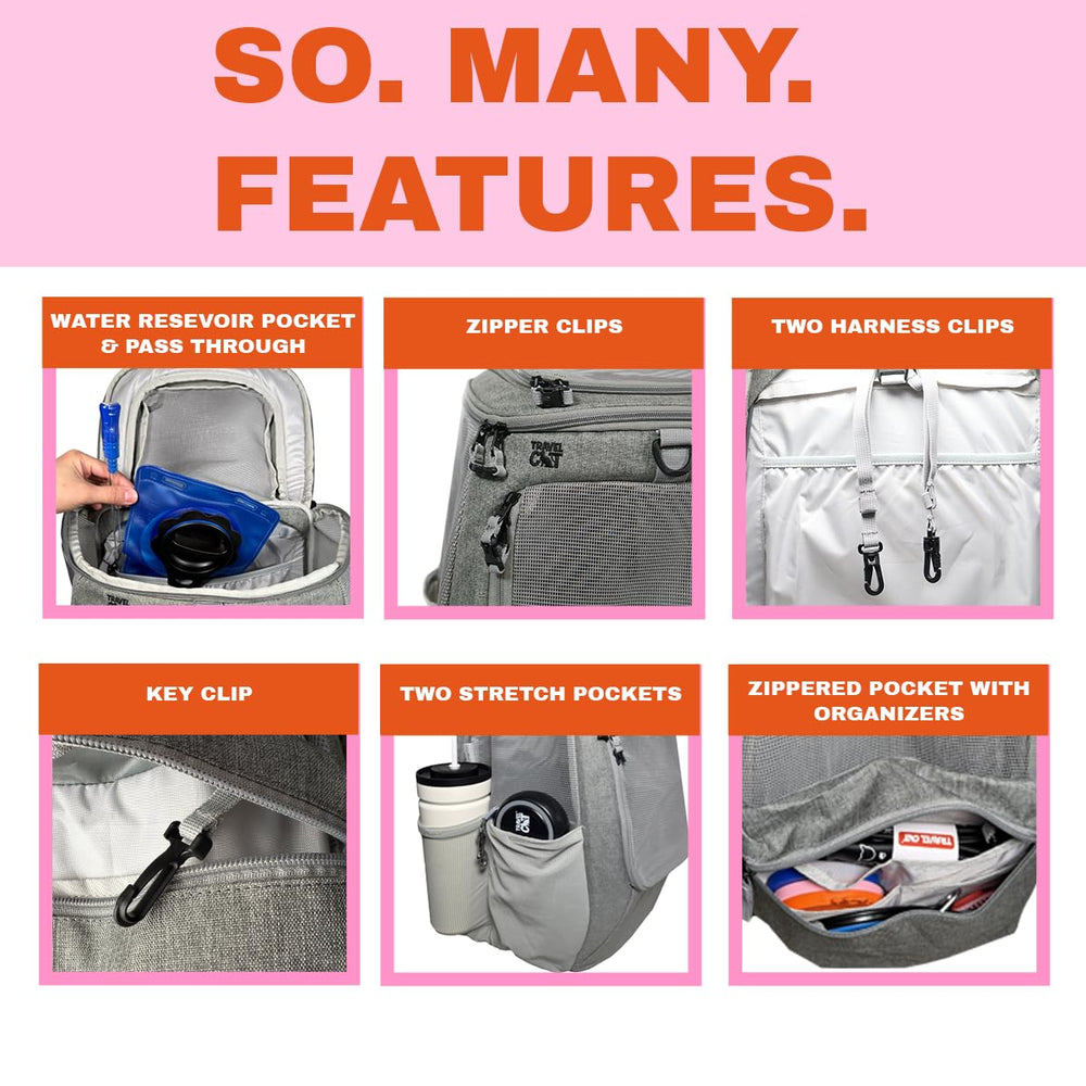 Your Cat Backpack comparaison taille avec chat pour capacité