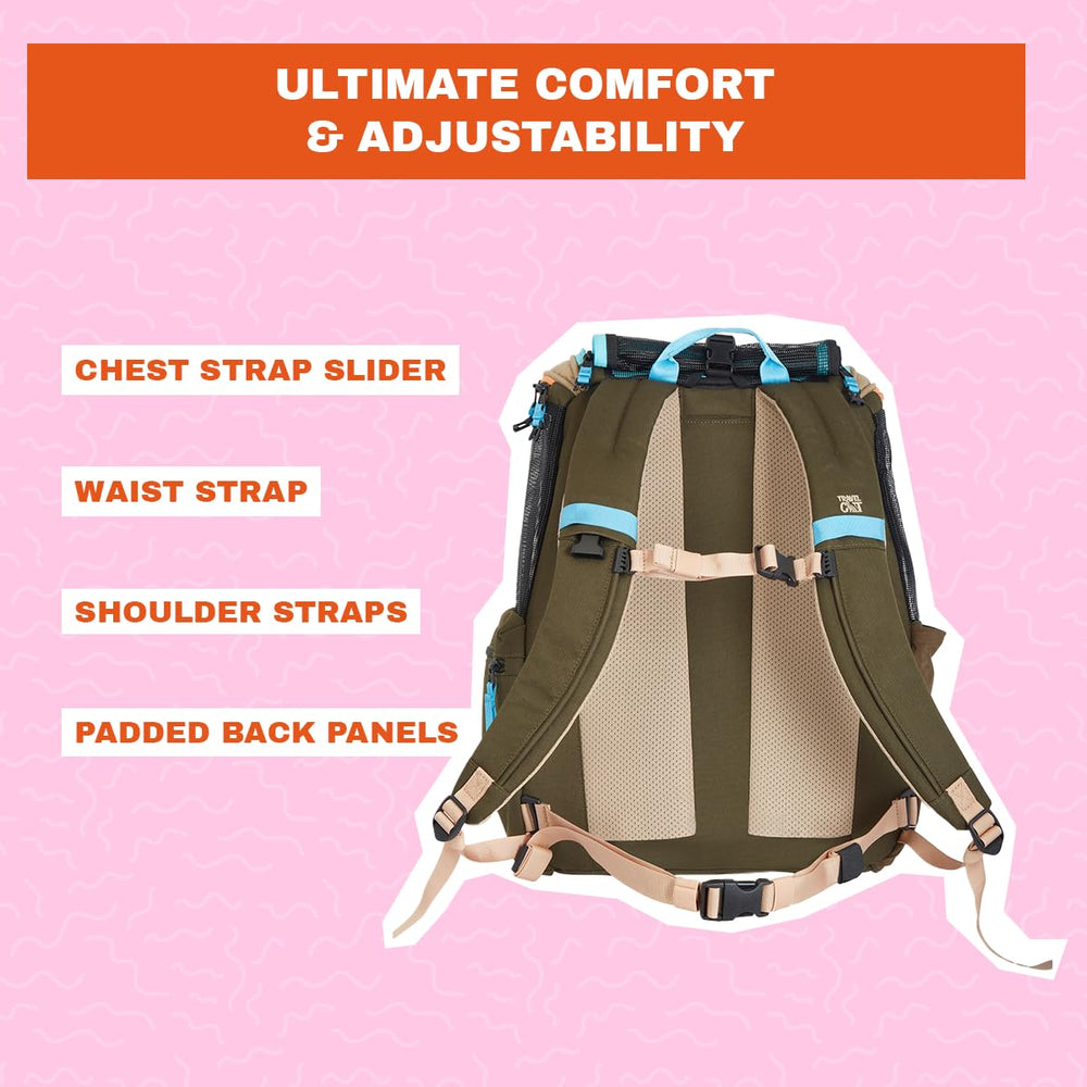 Your Cat Backpack porté en randonnée, confort du porteur et liberté du chat