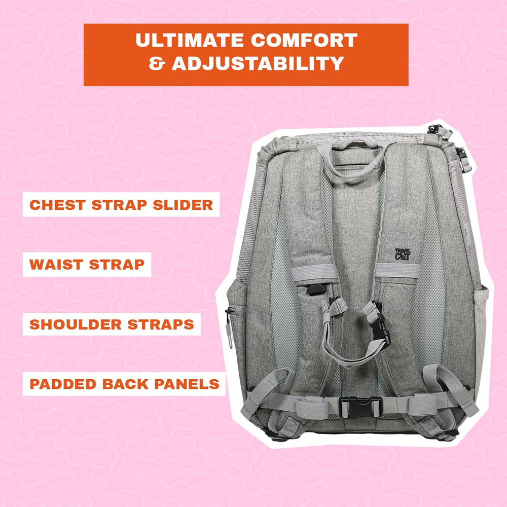 Your Cat Backpack en randonnée démontrant ventilation et utilité