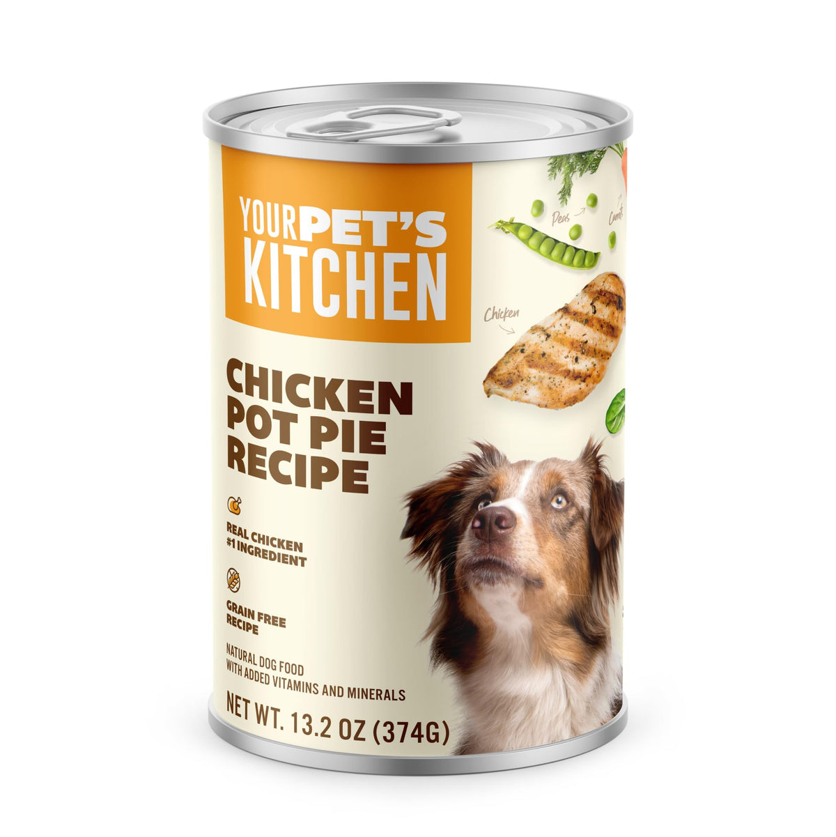 Your Pet's Kitchen vue avant de la boîte montrant la marque et format pratique