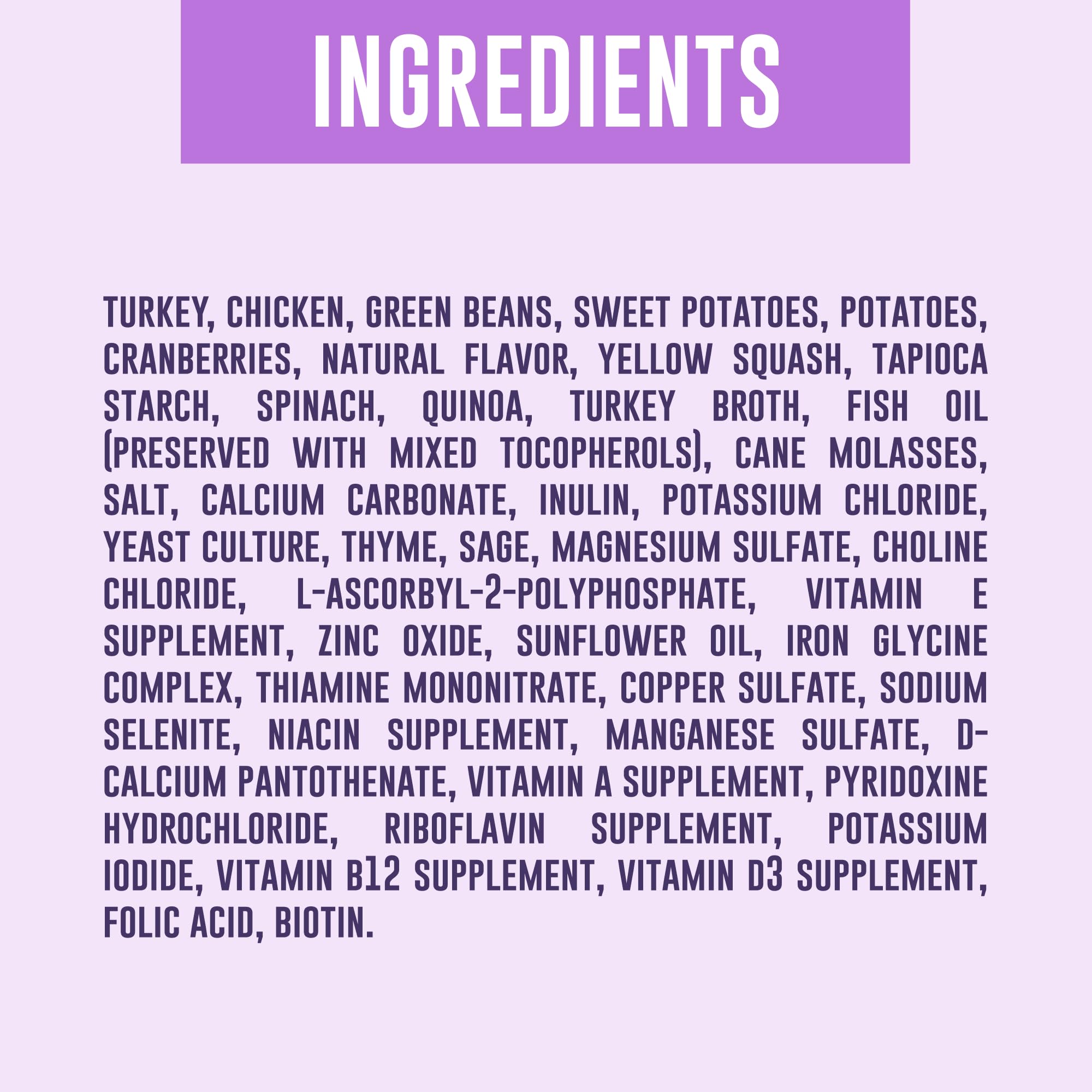Your Pet's Kitchen étiquette nutrition claire aidant choix informé