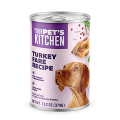 Your Pet's Kitchen emballage avant montrant pack de six et avantages pratiques