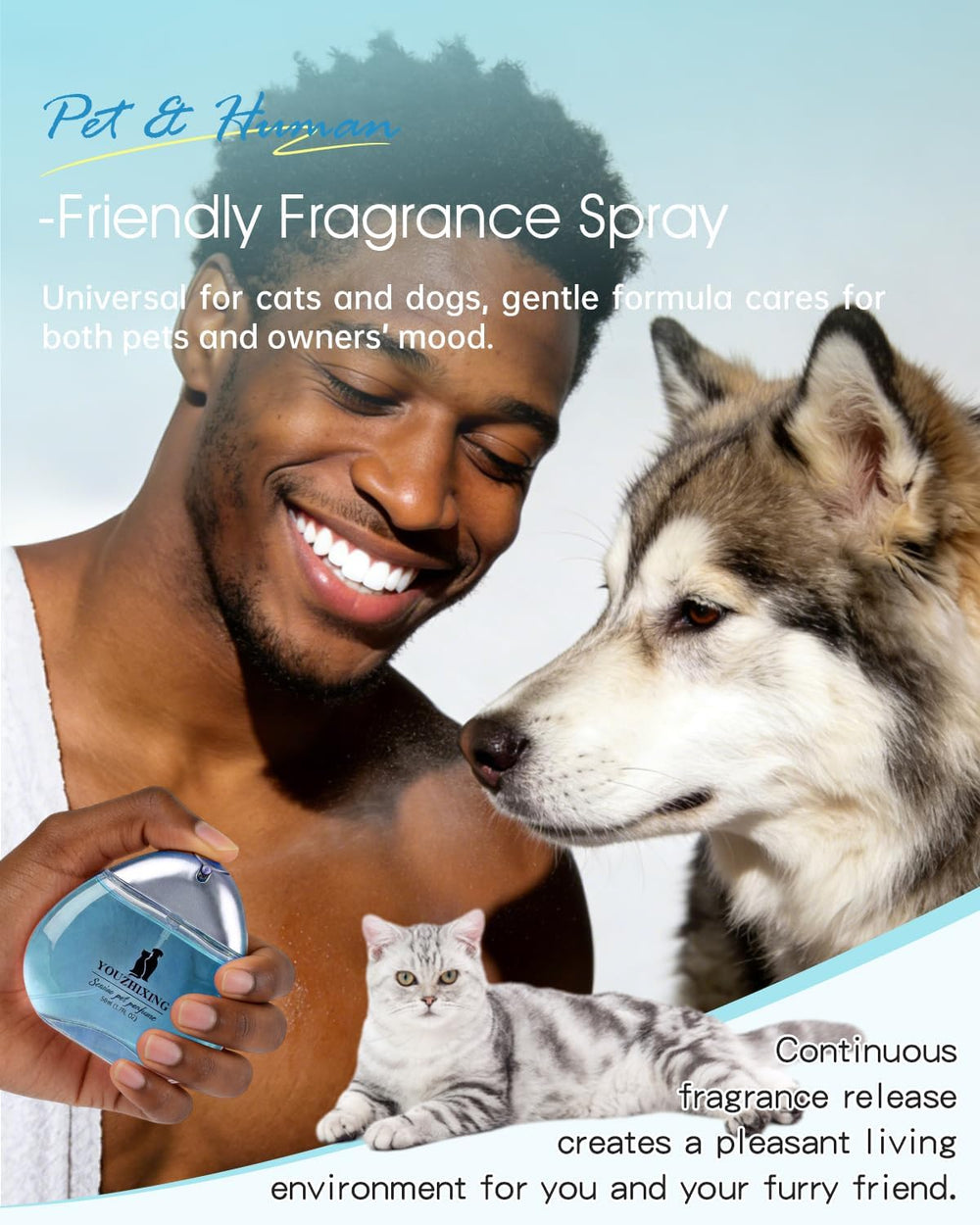 youzhixing étiquette visible listant ingrédients sûrs et hypoallergéniques
