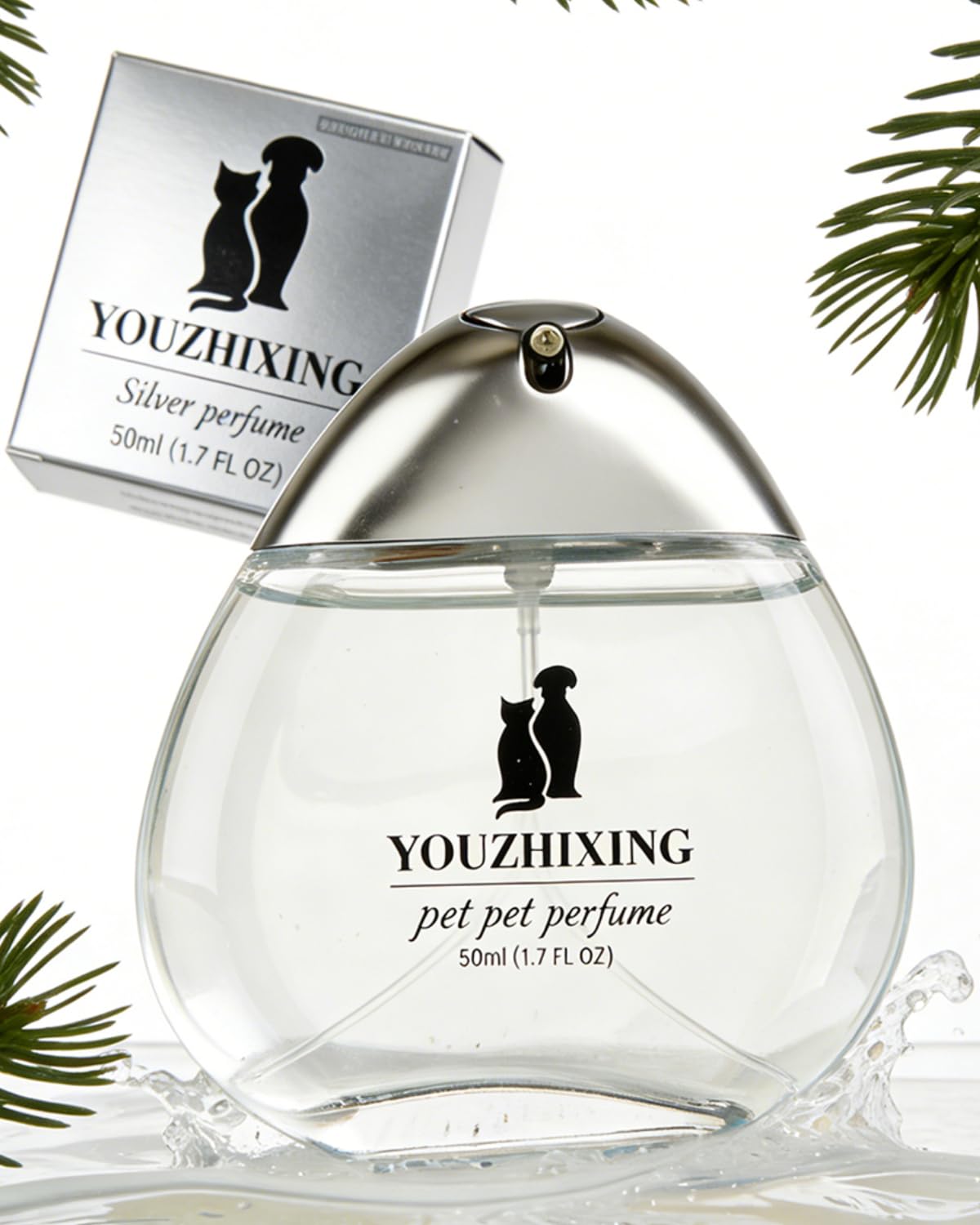 youzhixing flacon en verre élégant montrant la finition et la qualité du packaging
