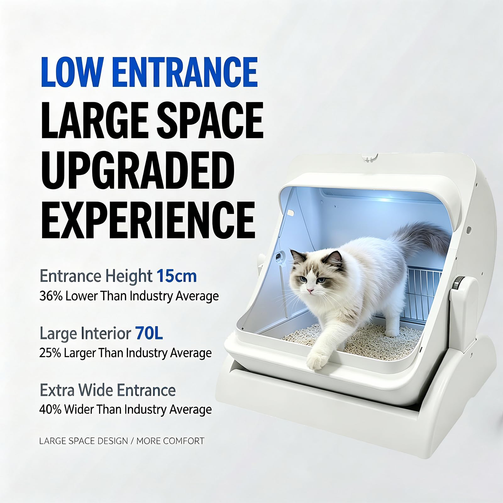 YTGSWEON comparaison taille montre capacité adaptée multi‑chats