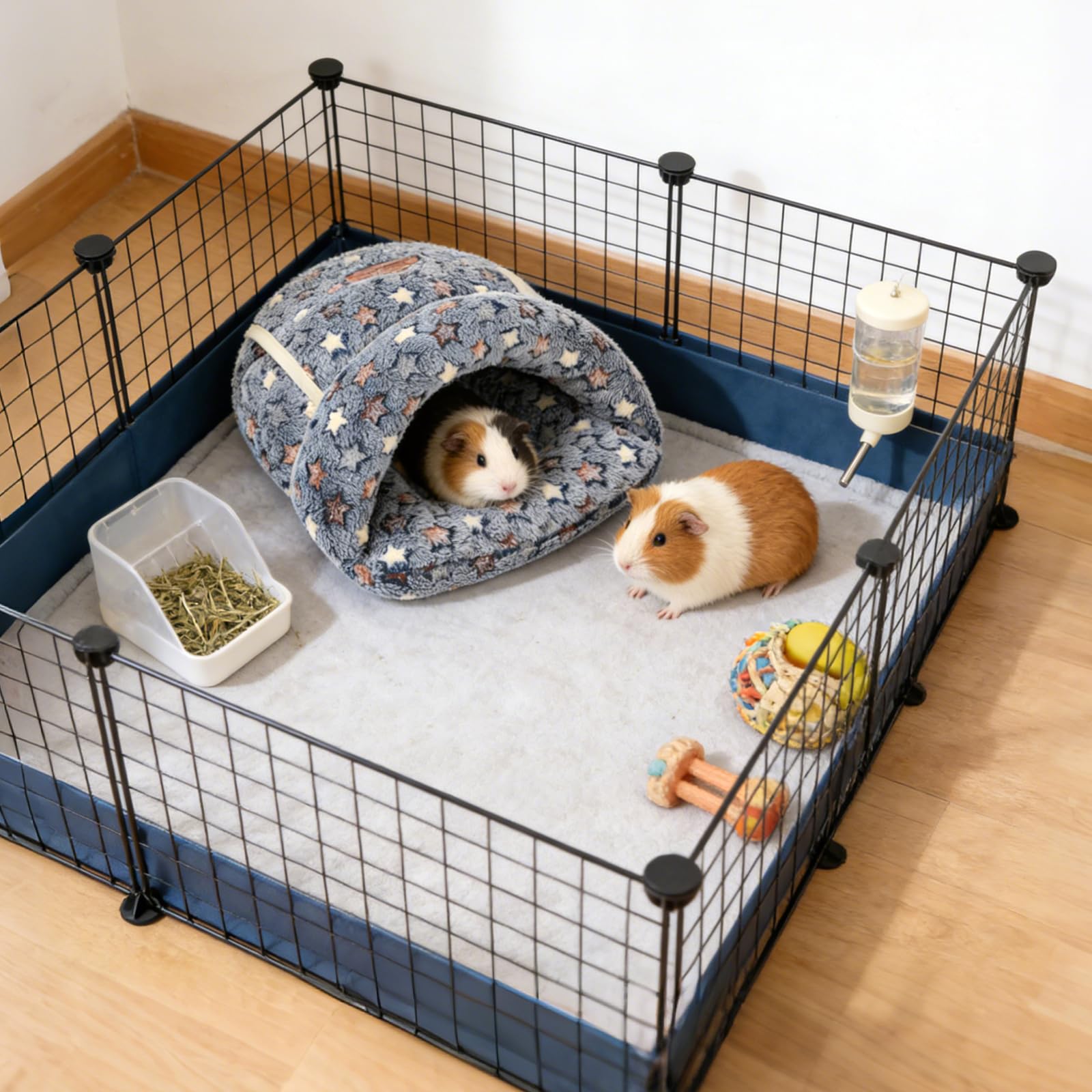 YUEPET vue intérieure du nid, coussinage moelleux pour repos confortable