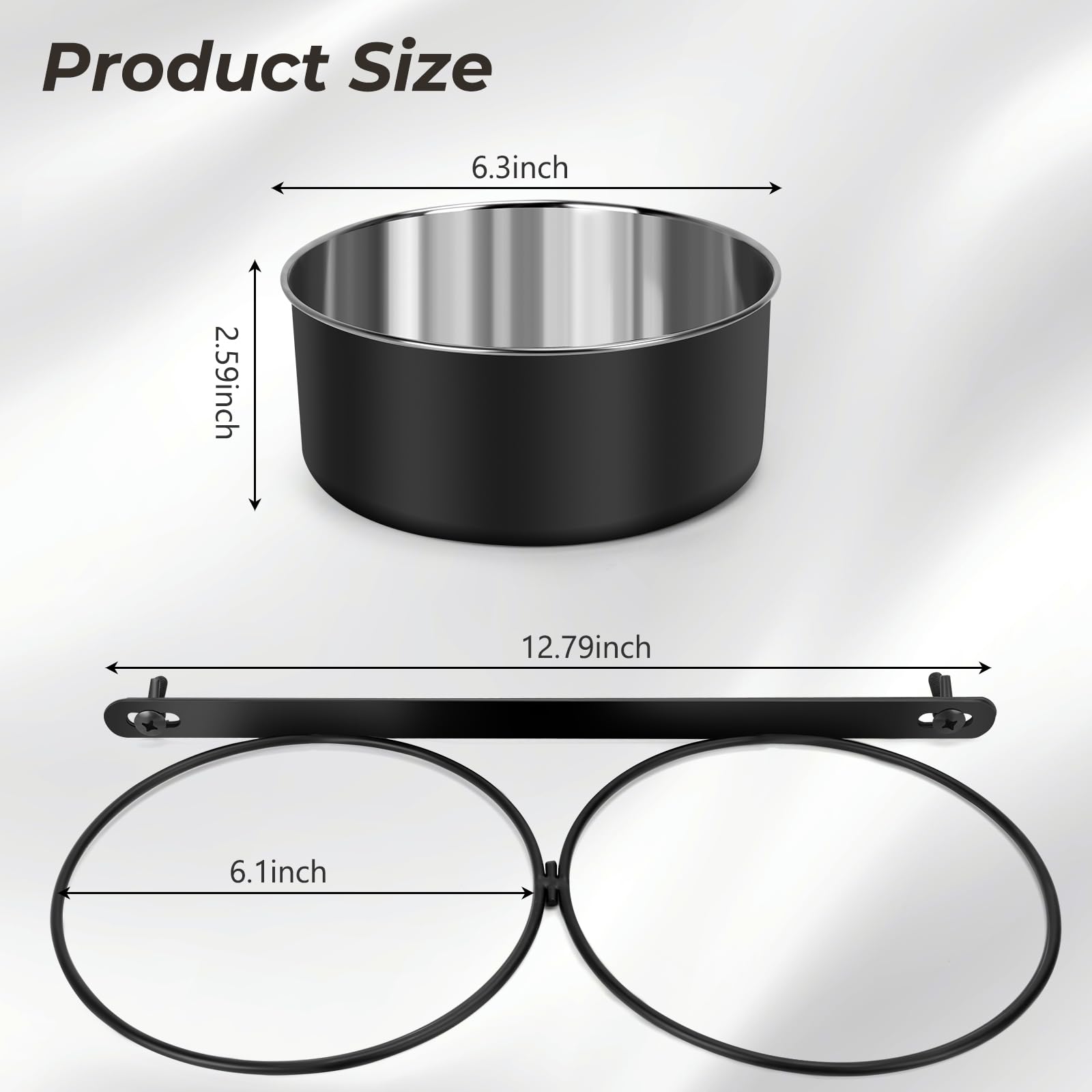 Yummy Sam bol inox détaché détaillant matériau durable et sans odeur