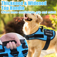 Yungaspy dos avec Velcro et patchs « SERVICE DOG » pour identification claire