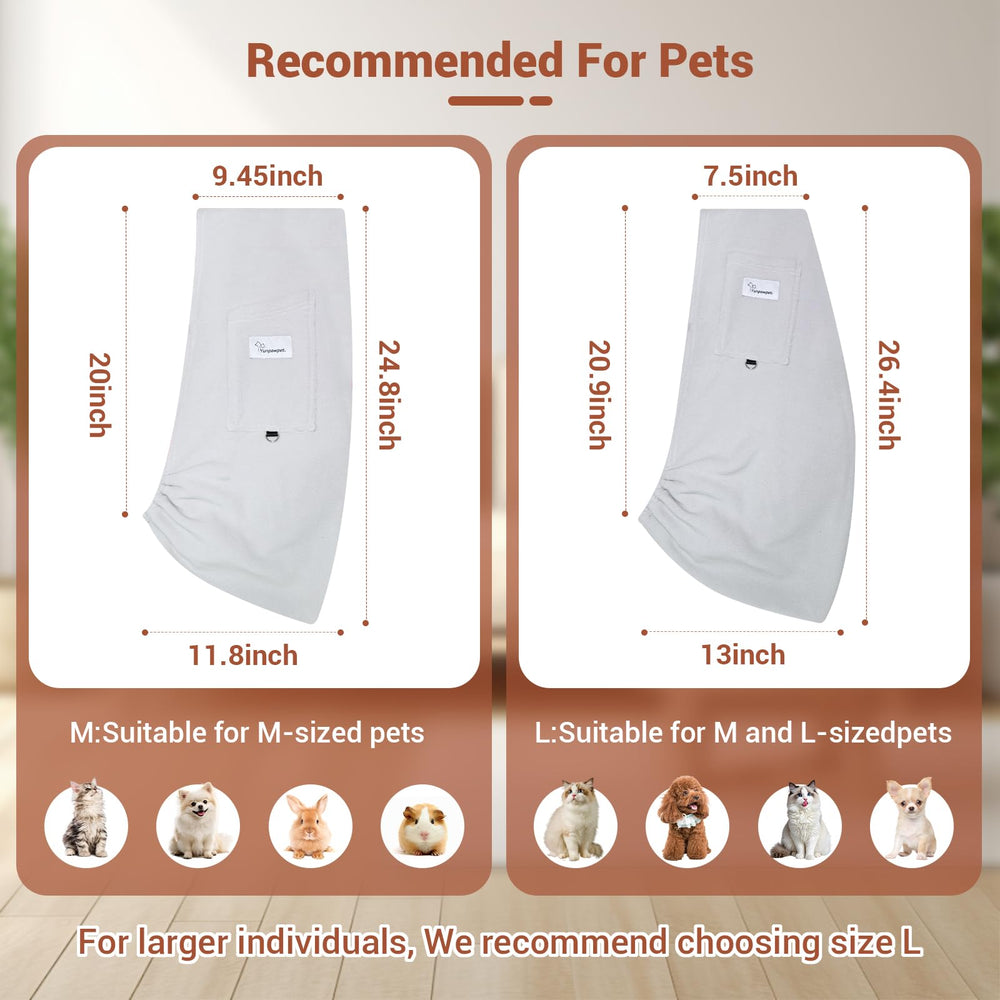 Yunpawpet détail de la bretelle ergonomique répartissant le poids confortablement