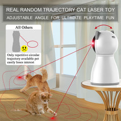 YVE LIFE gros plan de la tête laser illustrant angles réglables pour jeux variés