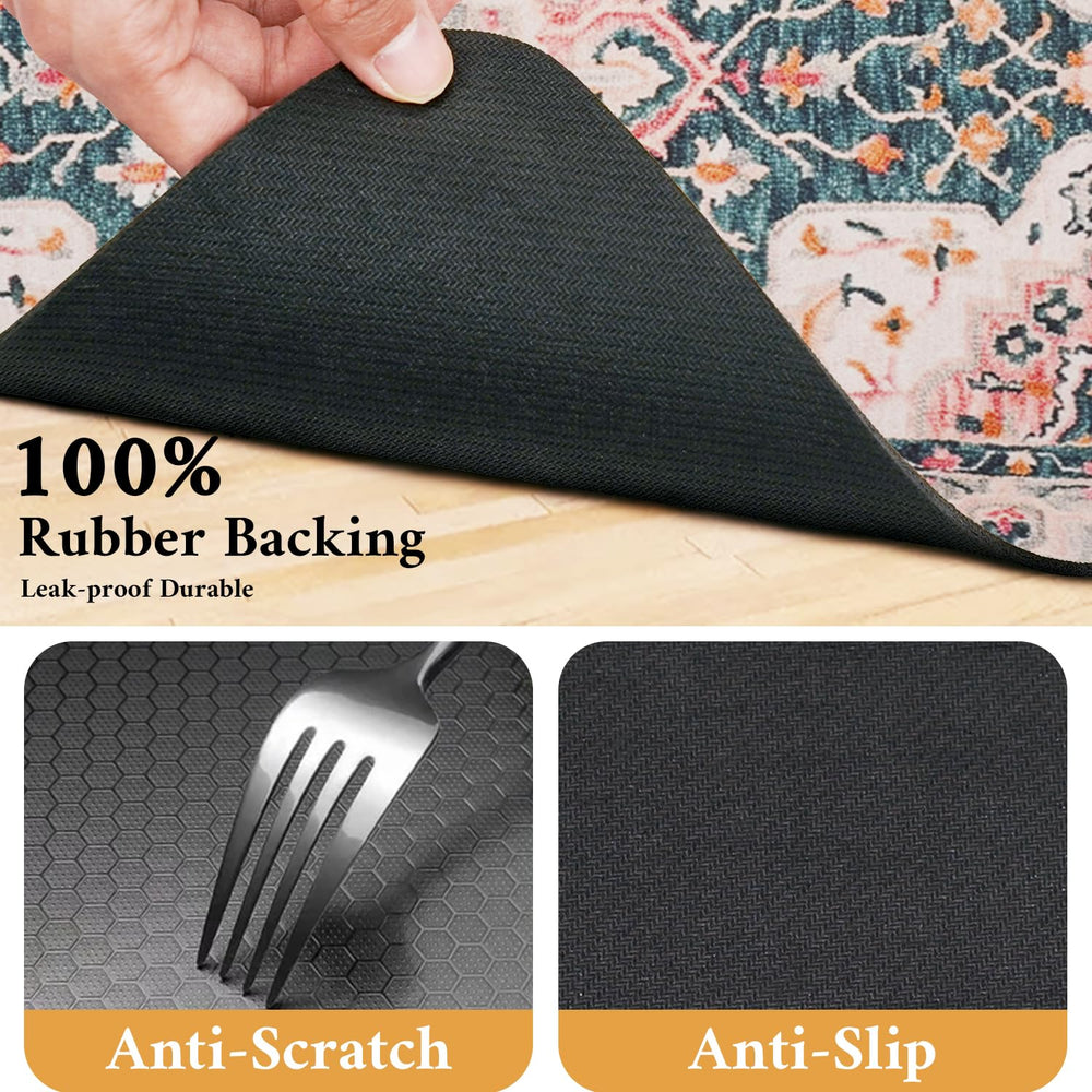 Ywomgcj tapis en usage sous gamelles protégeant sol et absorbant