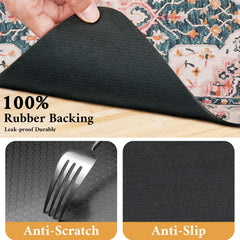 Ywomgcj tapis en usage sous gamelles protégeant sol et absorbant