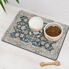 Ywomgcj tapis gamelle vue frontale protégeant sol